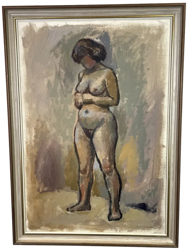 ERIK FORSMAN (1916-1976), olja på duk, Nakenstudie, signerad.