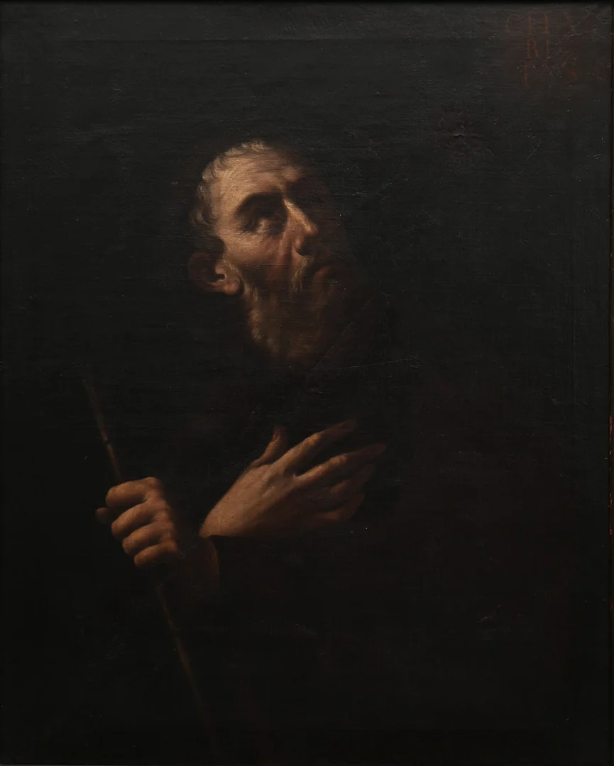SPANISH SCHOOL, 19TH CENTURY. Saint Francis of Paola. — Paintings — Balclis