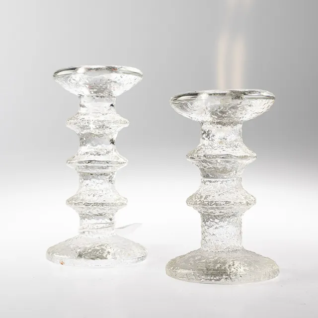 TIMO SARPANEVA. Ljusstakar, ett par, "Festivo", Iittala, Finland.