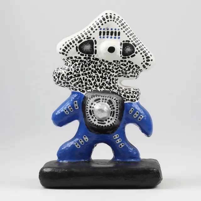 KAJ FICAJA. Skulptur, polysteren, signerad.