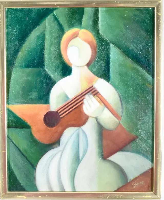 GEORG NILSSON. Olja på duk.
