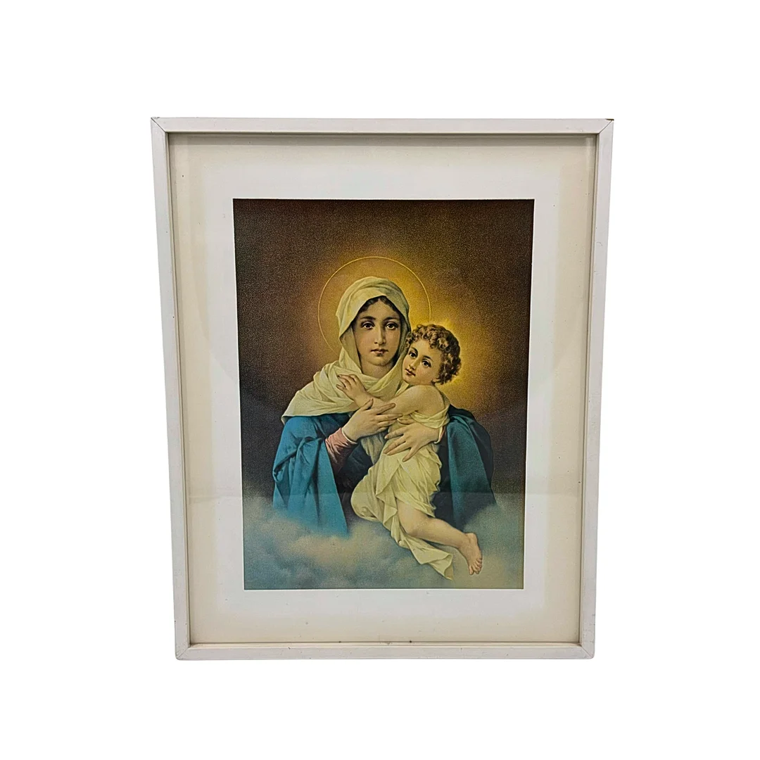 KUNSTDRUCK DER „MATER TER ADMIRABILIS“ VON SCHÖNSTATT NACH DEM ENTWURF VON LUIGI CROSIO. — Paintings — Auktionshaus Stuber's Hammerschlag