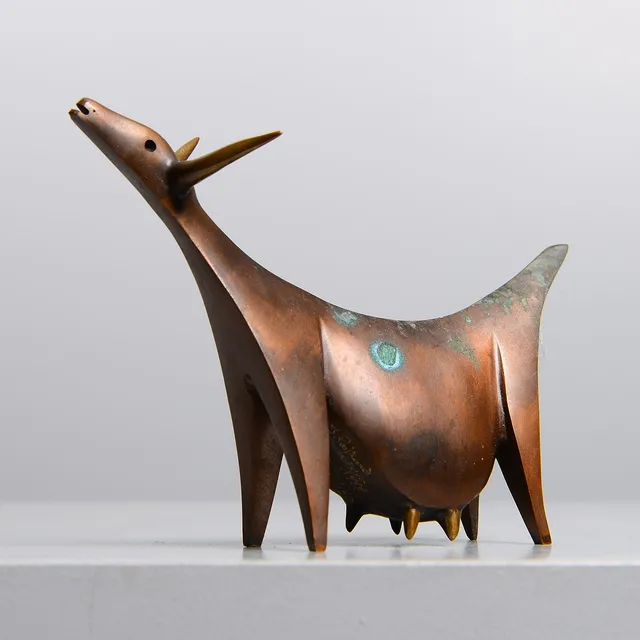IRMTRAUD PAILLARD. Skulptur, brons, signerad, numrerad samt daterad.