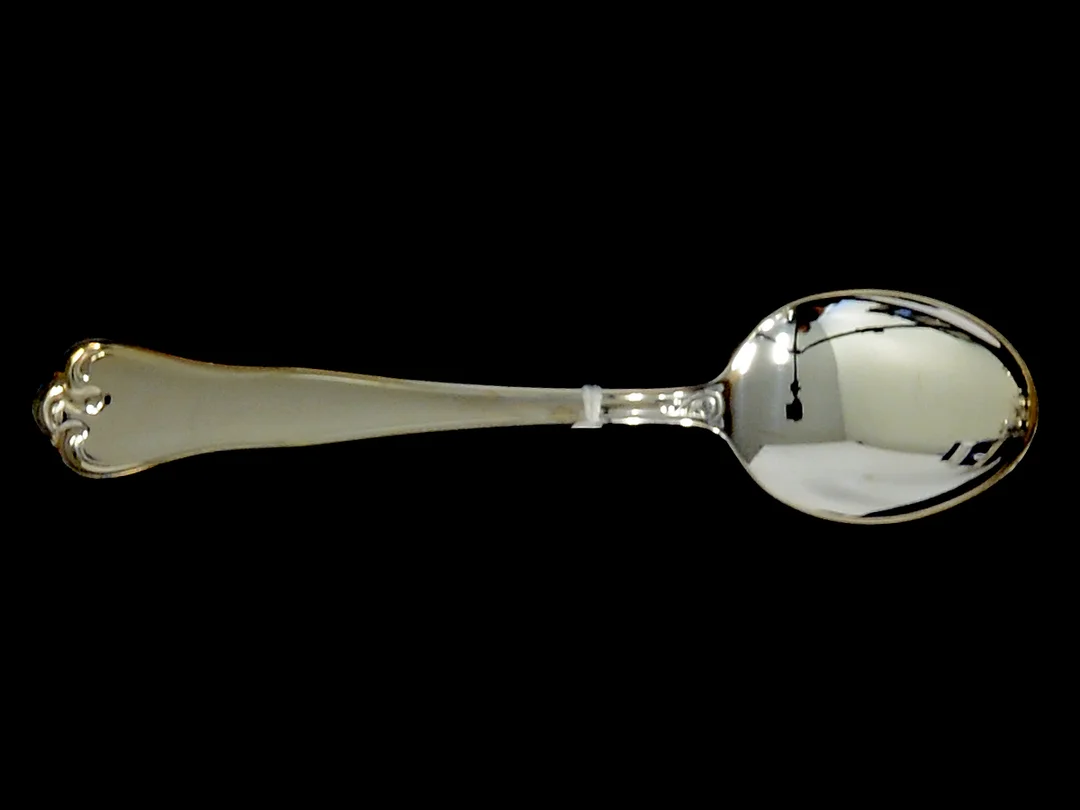 Kaffesked 1st S830 13,6g 117mm, modell: Symfoni — Silver/Matsilver — Kaplans