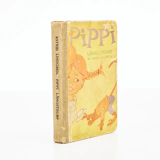 ASTRID LINDGREN PIPPI LÅNGSTRUMP 1945, originalupplaga.