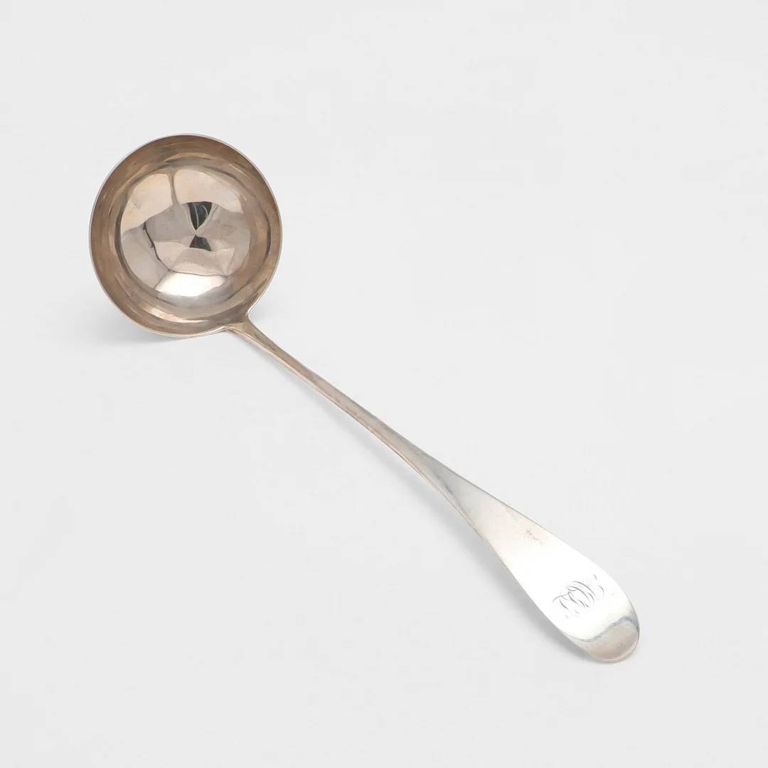A GEORGE III SCOTTISH PROVINCIAL SOUP LADLE. — Silver — Lawrences Auctioneers