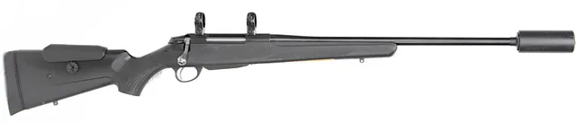 345. KULGEVÄR MED LJUDDÄMPARE, finskt, repeter, fabrikat Tikka, modell T3x, kaliber .308W, tillv.nr L25440, se-nr SE2647634.