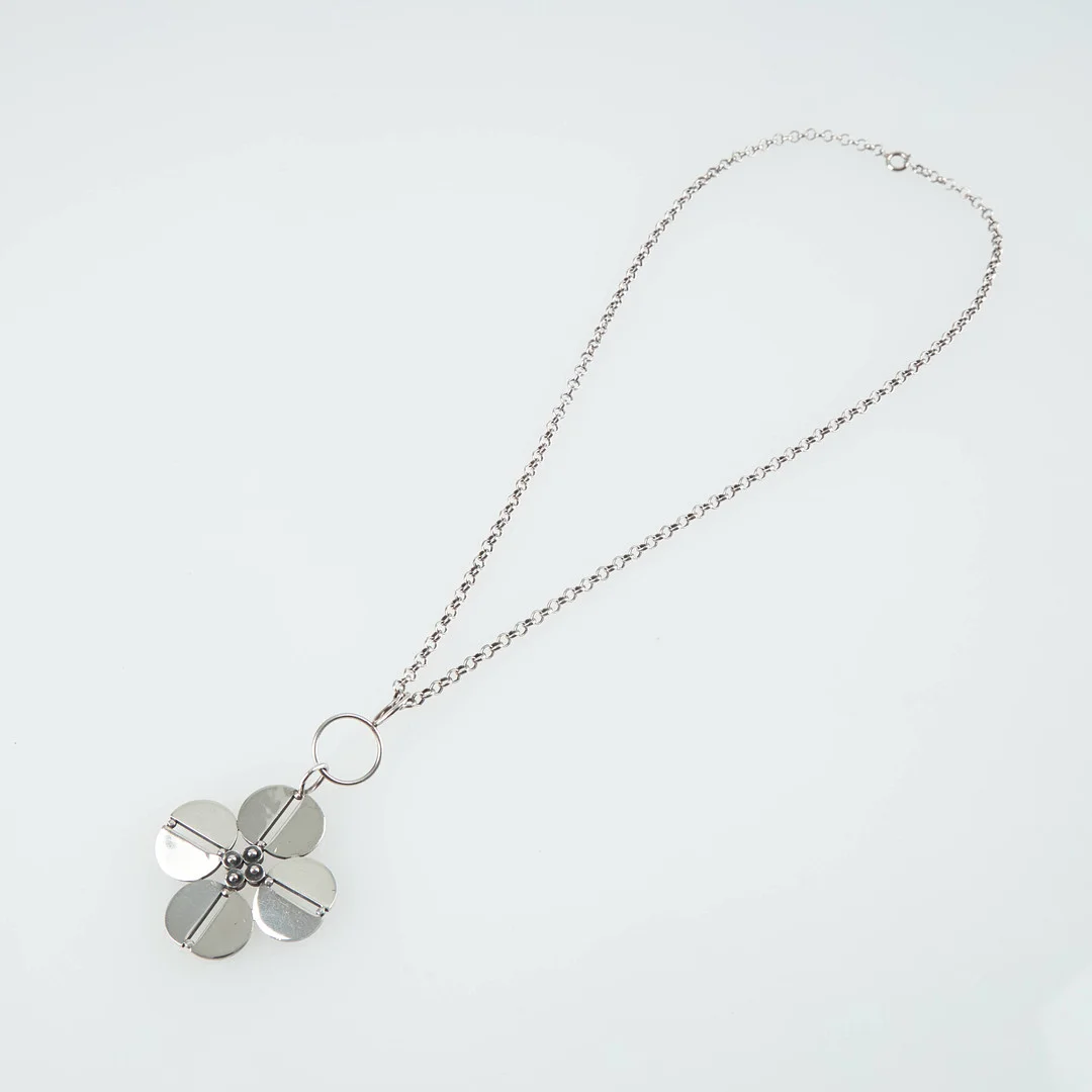 KAIJA AARIKKA. Halsband, 916 silver, John Erik Lohm, Helsingfors 1966. — Necklace — Stockholms Auktionsverk Helsinki