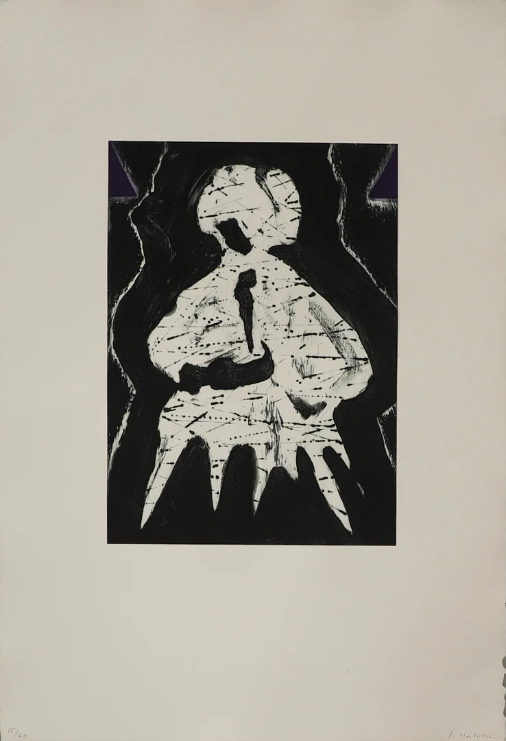 PETER HAHNE. Komposition, etsning, signerad och numrerad 15/20. — Engravings & Prints — Crafoord Auktioner Malmö