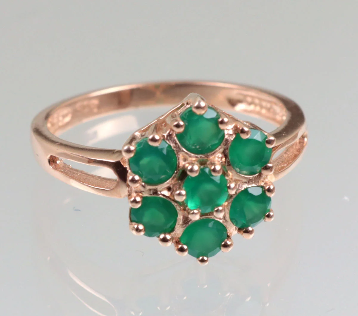 BLÜTEN RING, Silber 925 vergoldet. — Rings — Auktionshaus Bossard