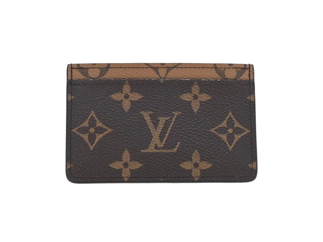 KORTHÅLLARE, LOUIS VUITTON, Monogram Reverse Canvas 11x7 cm, märkt SP2240, dustbag. — Accessoarer/Plånböcker — Kaplans