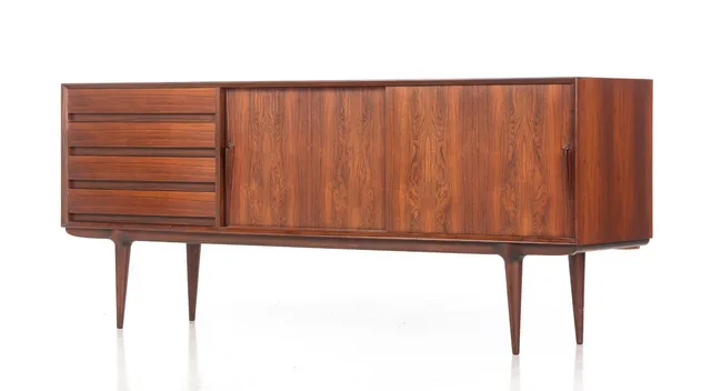 Gunni Oman. Rosewood sideboard, model '18', 1960s