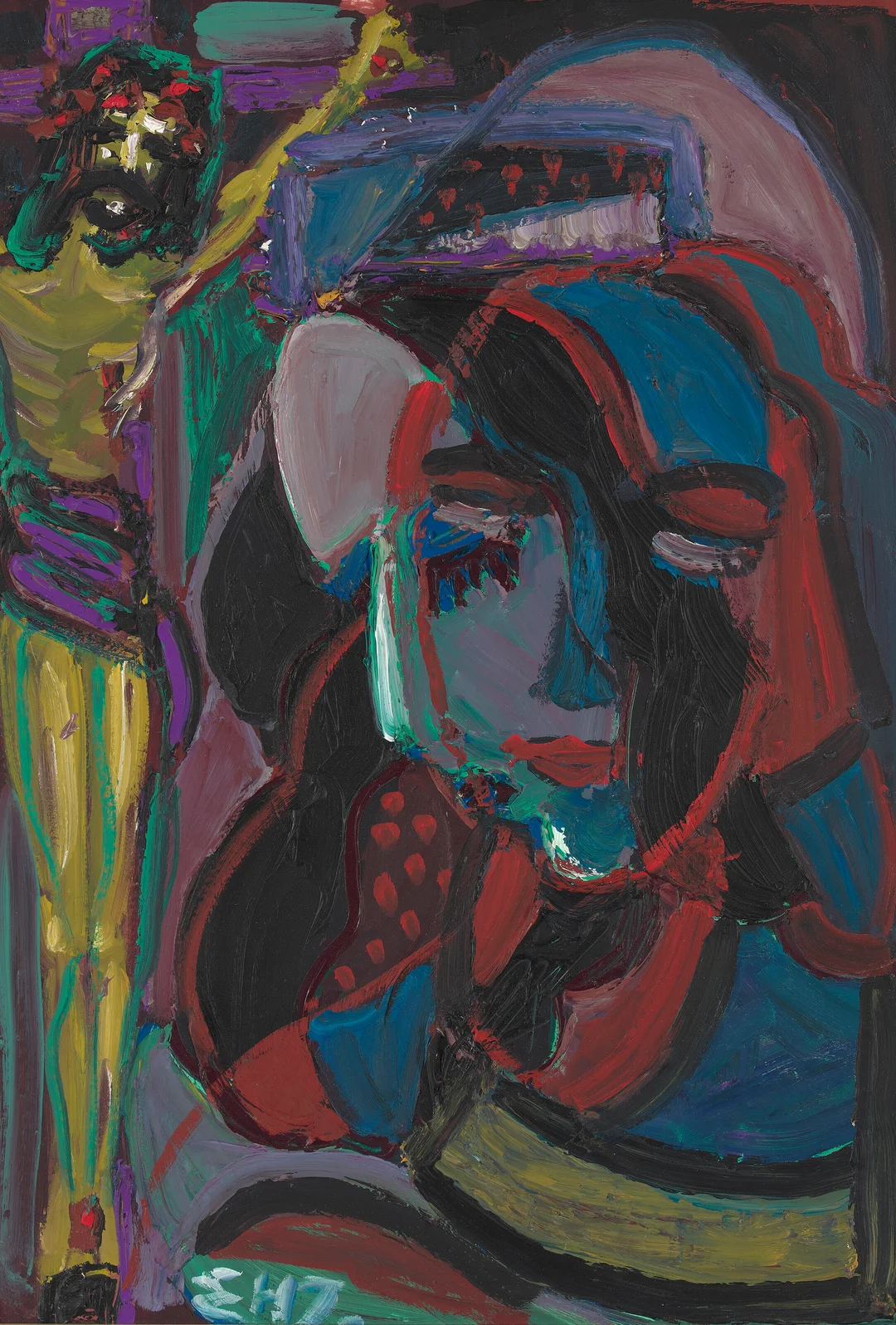 Johannessen, Erik Harry — "Studie" 1971 — Kunst/Maleri — Blomqvist