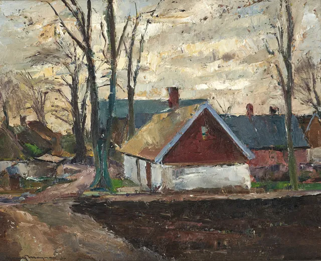 HENRY MAYNE (1891-1975), signerad och daterad -34, olja på pannå.