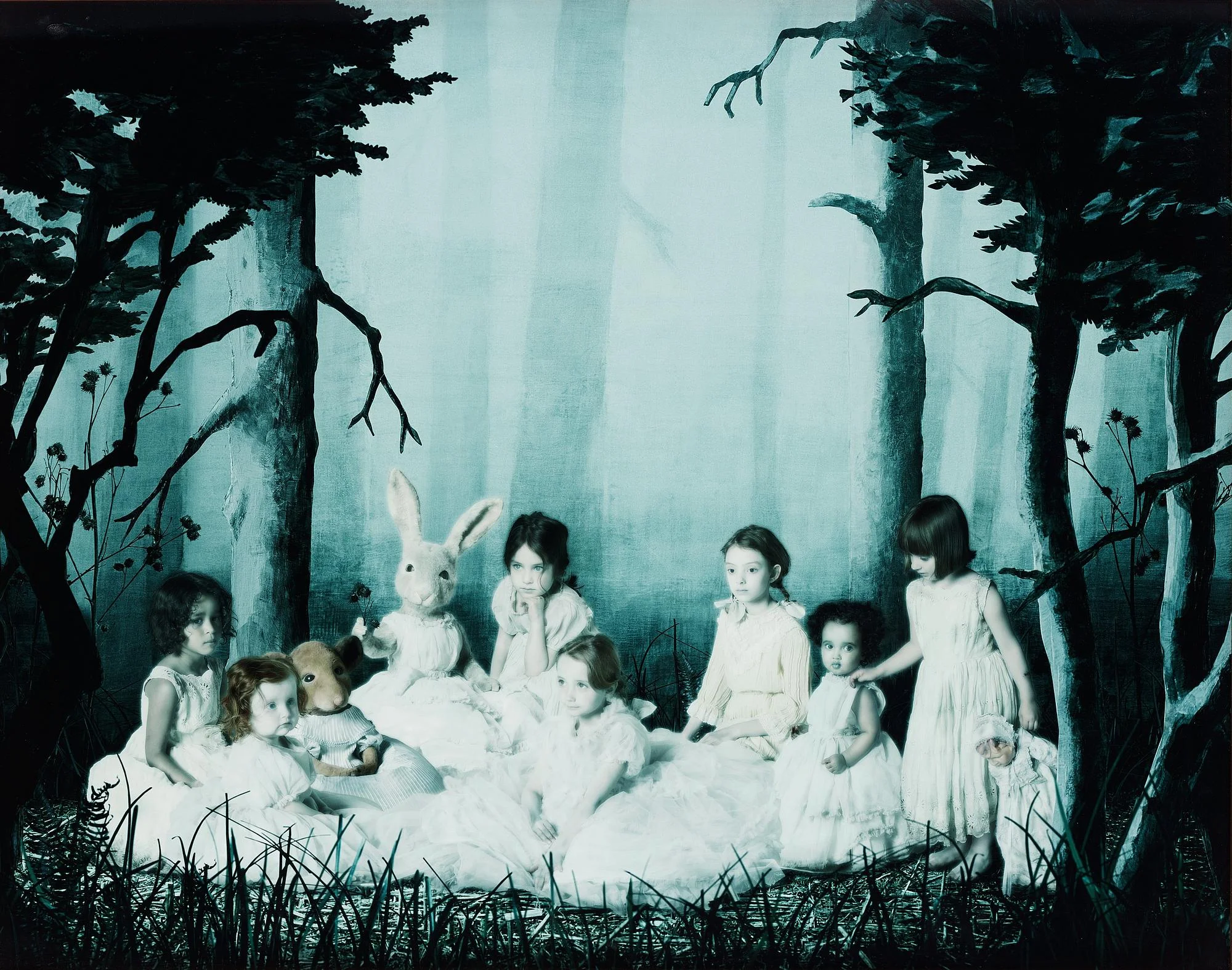Helena Blomqvist, "Group Portrait in Forest", 2011. — Bukowskis