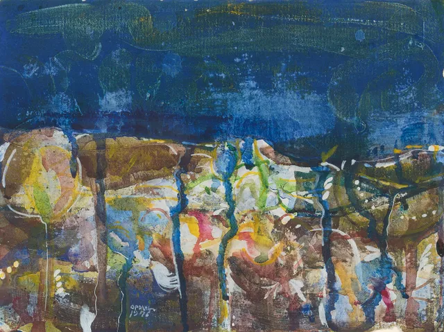 Opdahl, Ørnulf — "Strandlandskap" 1976