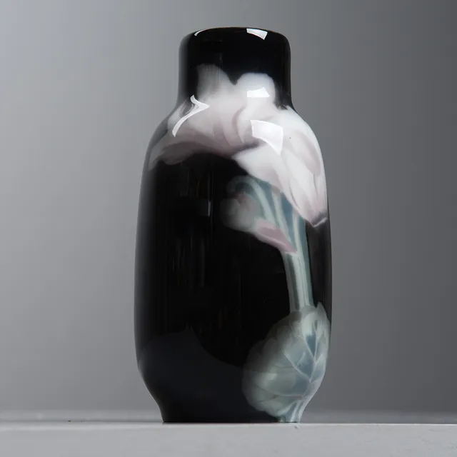 ALGOT ERIKSSON. Vas, underglasyr, Art Nouveau, Rörstrand, 1908-12.