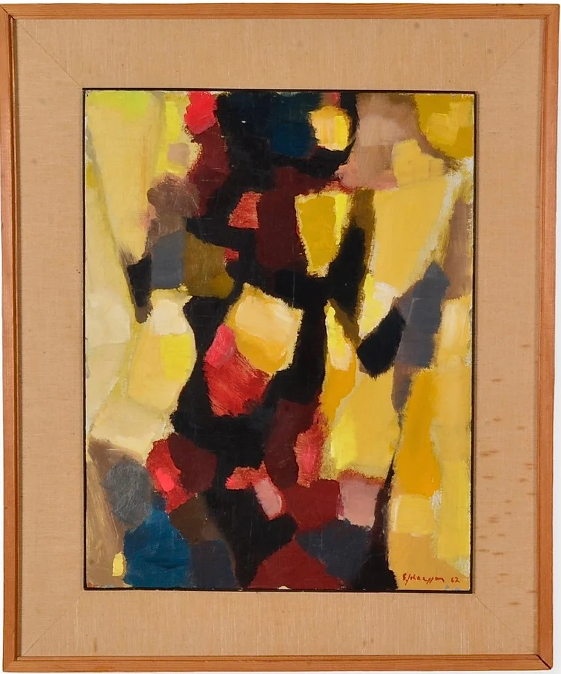 SVEN JOHANSSON. Olja på pannå. — Paintings — Halmstads Auktionskammare
