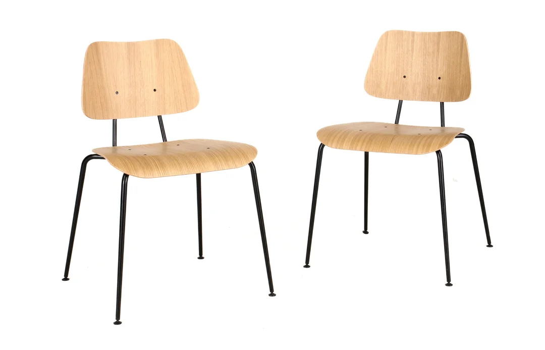 Norm Architects for Labofa. Pair of dining chairs, model Heritage 11.1, display model (2) — Furniture/Chairs — Lauritz