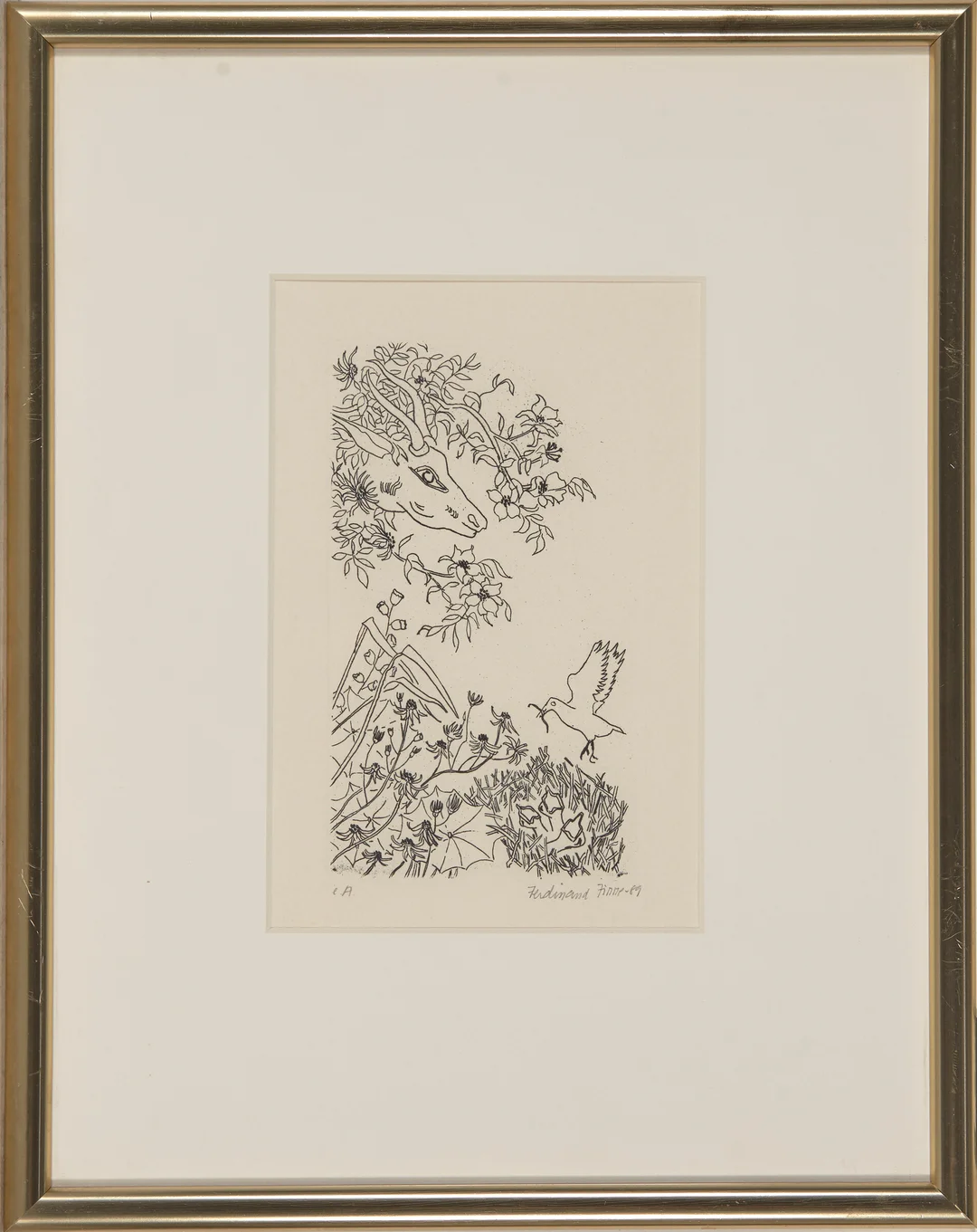 Finne, Ferdinand — Noras sommer, 1989 — Kunst/Grafikk — Blomqvist