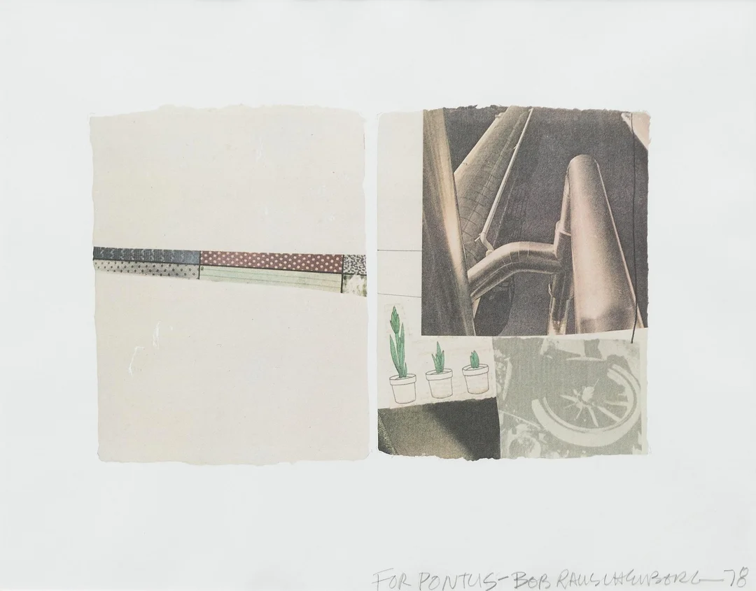 Robert Rauschenberg, Utan titel. — Konst/Grafik — Bukowskis