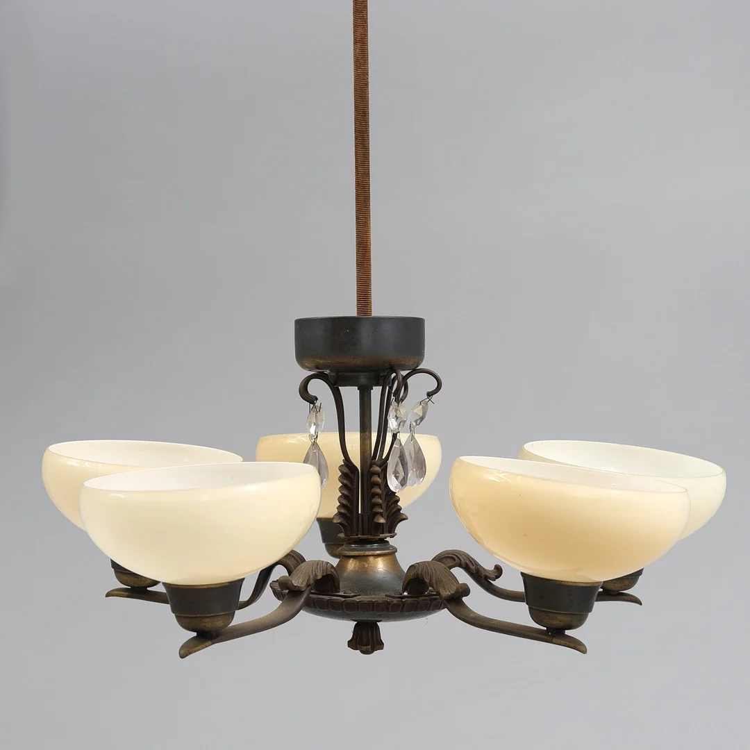 TAKLAMPA, Art Déco, Bröderna Malmströms, modell nr 926, 1939. — Ceiling lights — Gomér & Andersson Nyköping