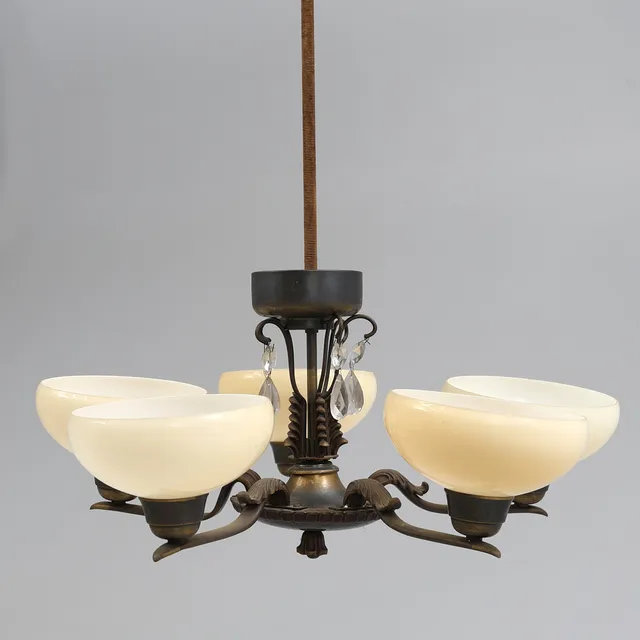 TAKLAMPA, Art Déco, Bröderna Malmströms, modell nr 926, 1939.