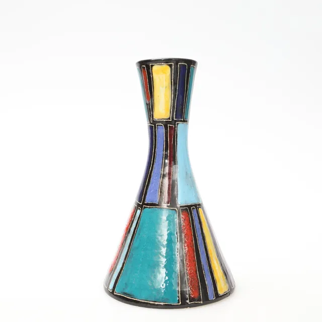VAS, keramik, Lu Klopfer, för Johann Lipp, Mering, 1950-tal.
