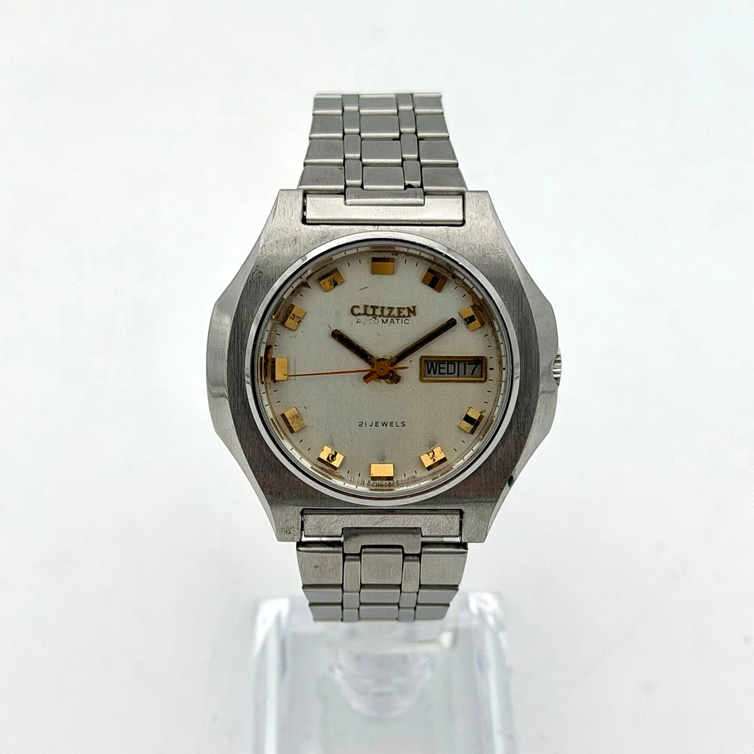 CITIZEN GN-4W-S, armbandsur, 1970-tal, automatic, stål. — Wristwatches — Skandia Auktion
