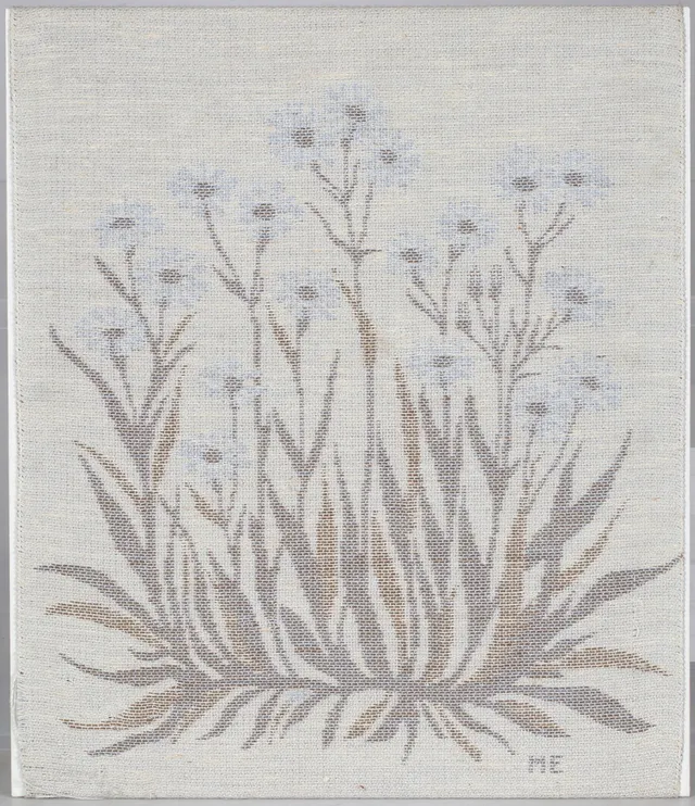 MARGARETA ERIKSSON. Väggbonad, "Aster", Borås Jacquard, textil, monogramsignerad.