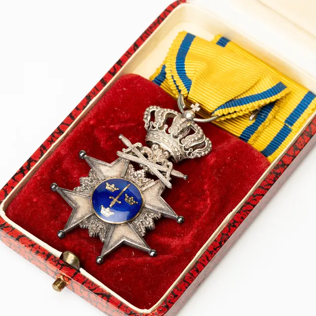KUNGLIGA SVÄRDSORDEN, Svärdstecknet, silver, C.F. Carlman, Stockholm.