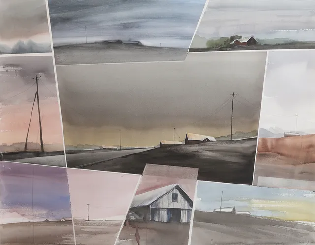 IVAN STERN. Akvarell, signerad.