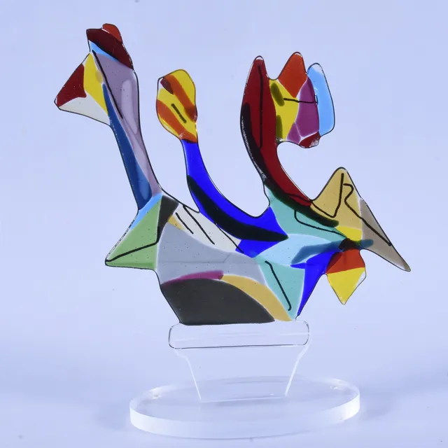 BARBRO JÖNSSON. Skulptur, glas.