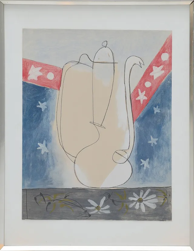 PABLO PICASSO. (efter) färglitografi/pochoir, upplaga om 350.