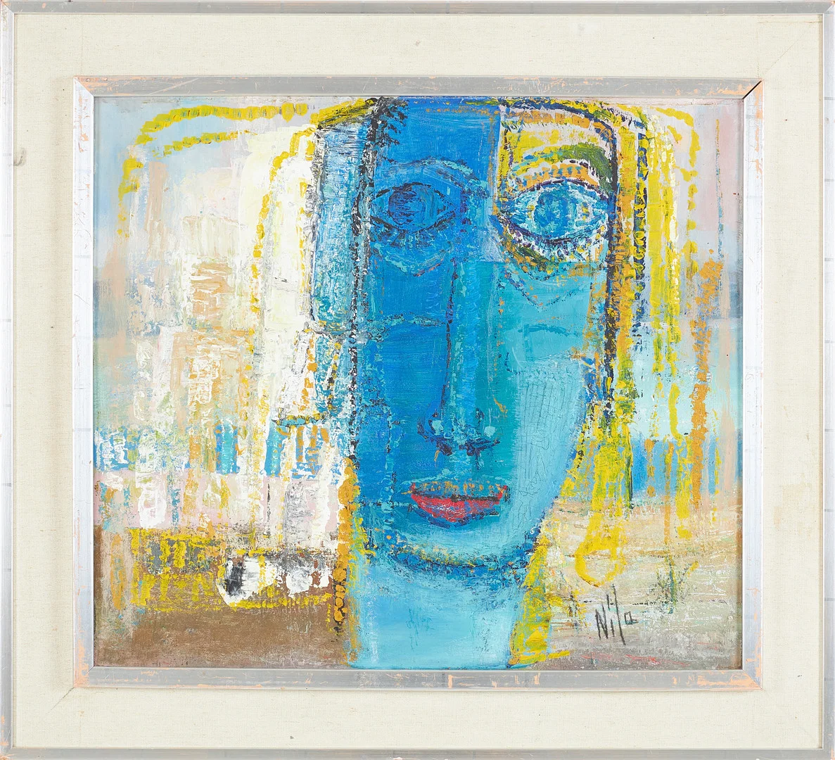 LAURI NILA. (1898-1983 Finland), "Kirsti", olja på pannå, signerad Nila. — Paintings — Stockholms Auktionsverk Sickla