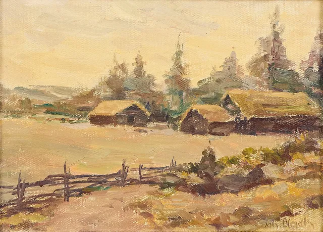JOHAN BLADH. Oljemålning.