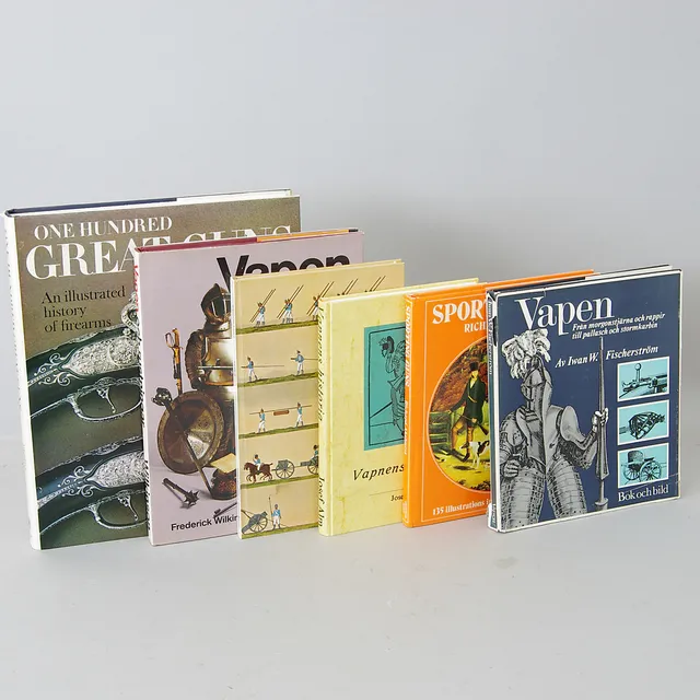 LITTERATUR, Vapnens historia mm, 6 band.