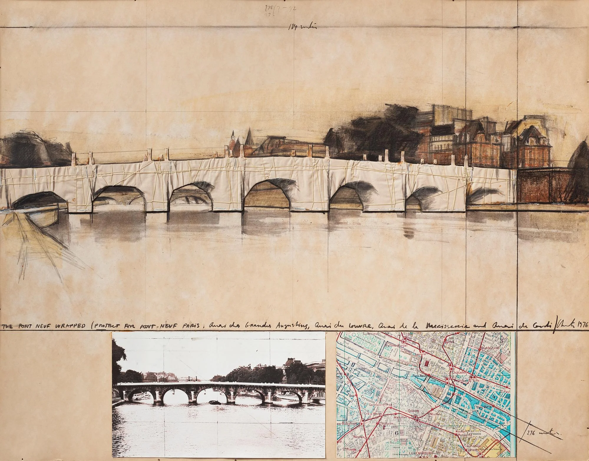 Christo & Jeanne-Claude, "The Pont Neuf Wrapped (Project for Pont Neuf – Paris)". — Bukowskis