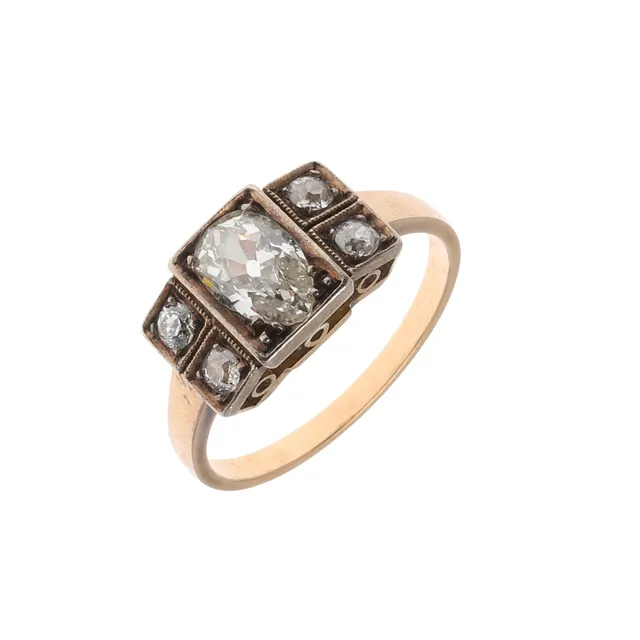 A DIAMOND RING.