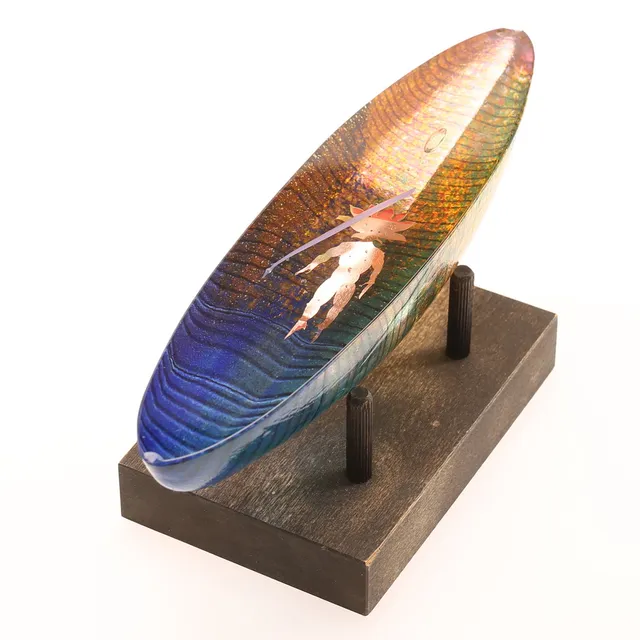 BERTIL VALLIEN. Skulptur, båt, signerad.