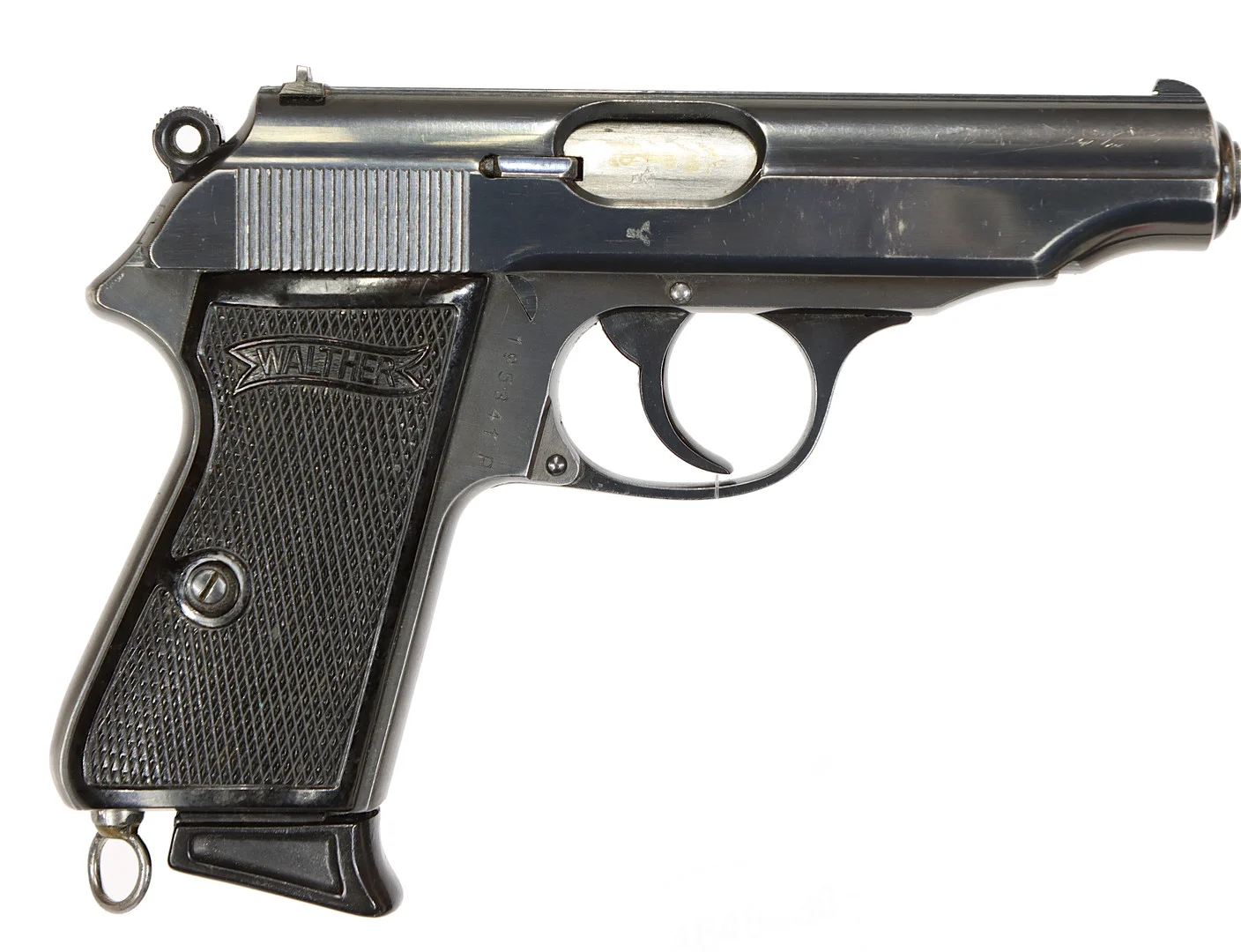 PISTOL, fabrikat Walther Zella Mehlis, modell PP, kaliber 7,65mm, tillv.nr 195341P. — Pistols — Walter Borg