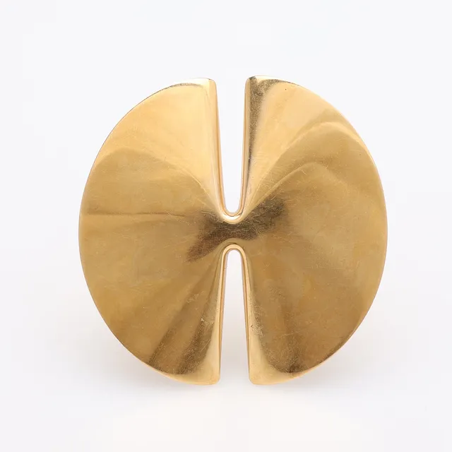 NANNA DITZEL. BROSCH, 18K GULD, MODELL 1337A, GEORG JENSEN, 28 GRAM.