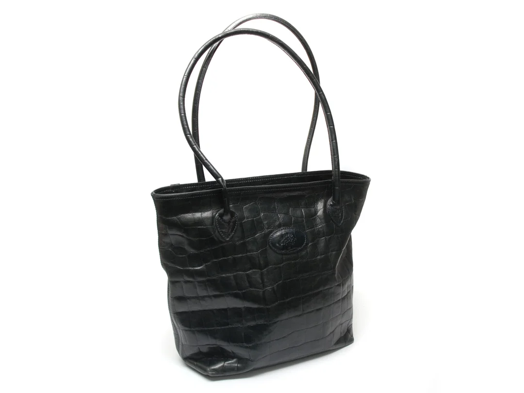 VÄSKA, MULBERRY Marinblå läder (Kongo) 25x27x12 cm dustbag — Accessoarer/Väskor — Kaplans