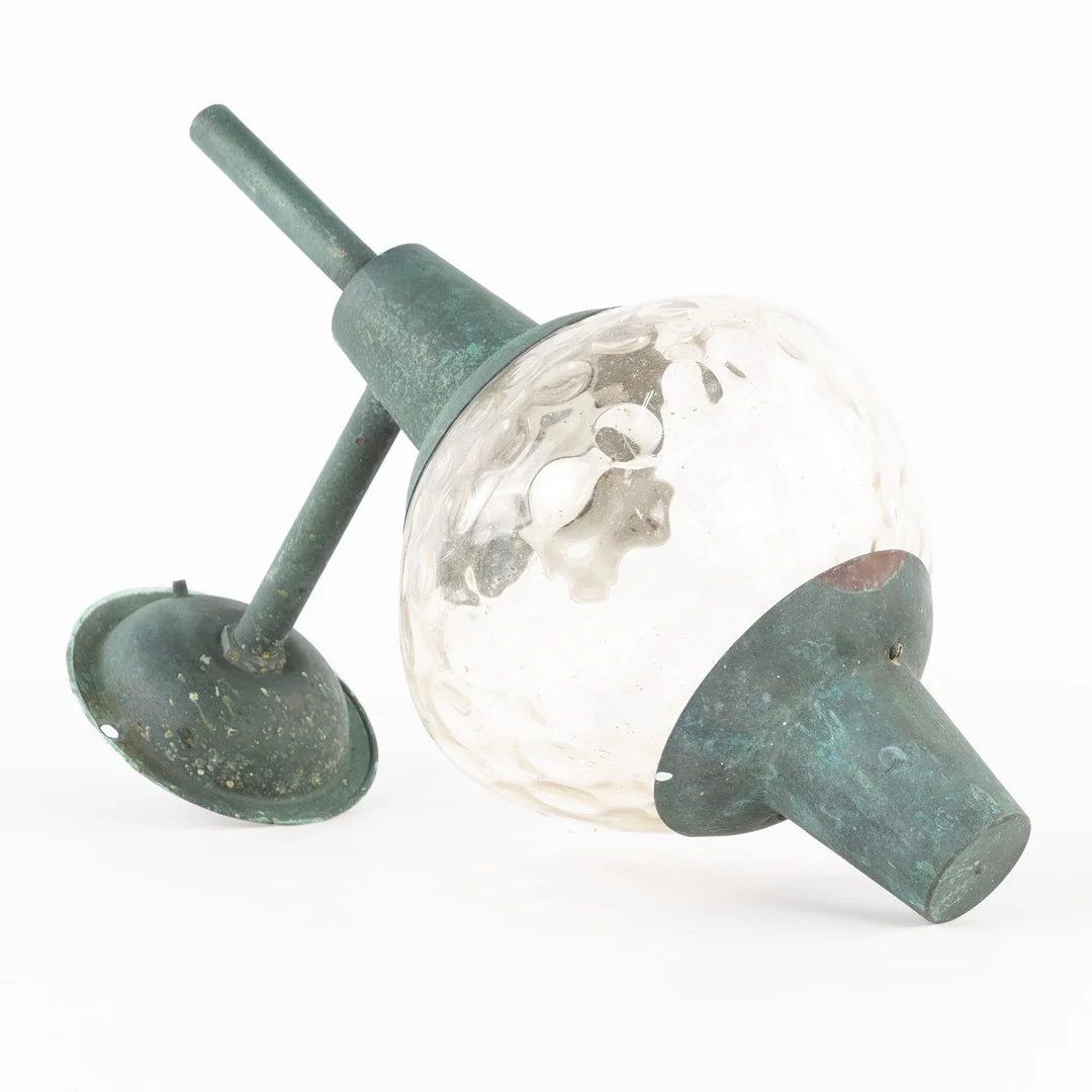 UTOMHUSBELYSNING. Koppar och glas, 70-tal. — Other lighting — Karljohan Auktioner