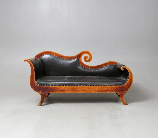 KANAPÉ, senempire, 1800-talets första hälft.