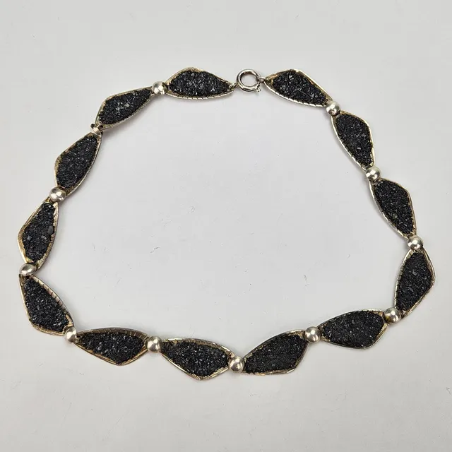 COLLIER, silver, Salamalm.
