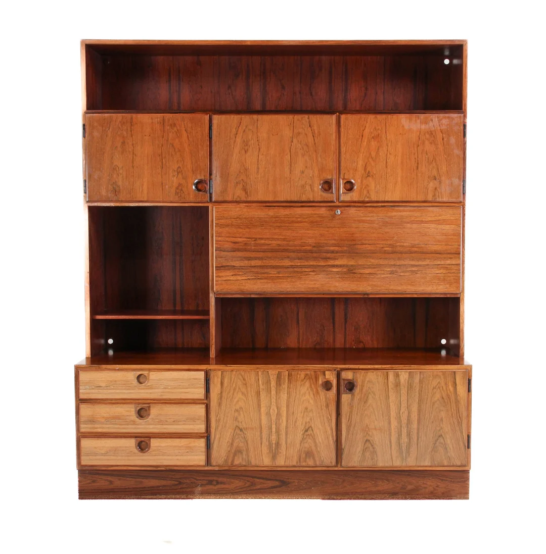 Svend Ellekær. Shelving system made of rosewood (2) — Furniture/Cabinets, chests of drawers — Lauritz