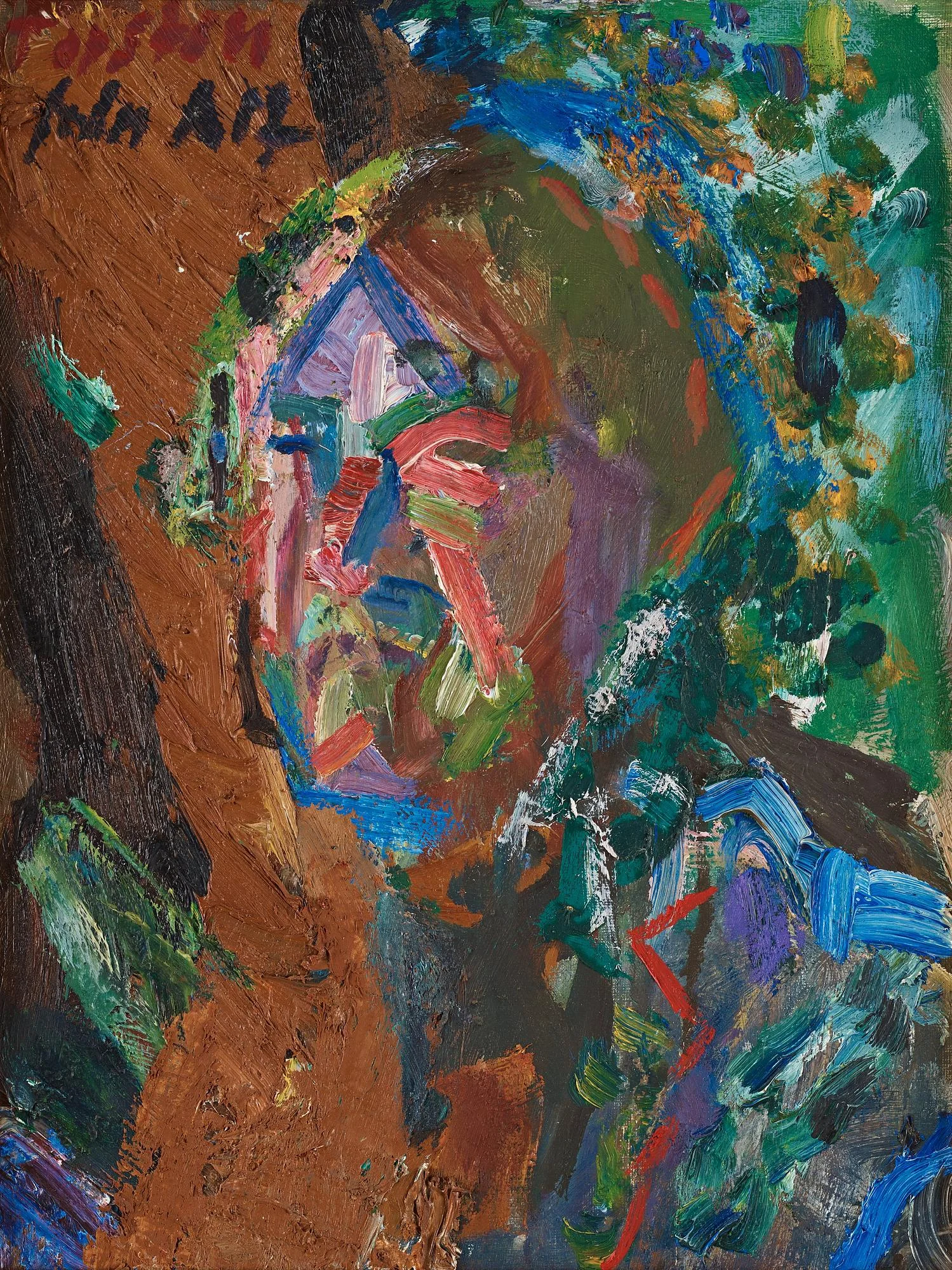 Alf Lindberg, Självporträtt. — Bukowskis