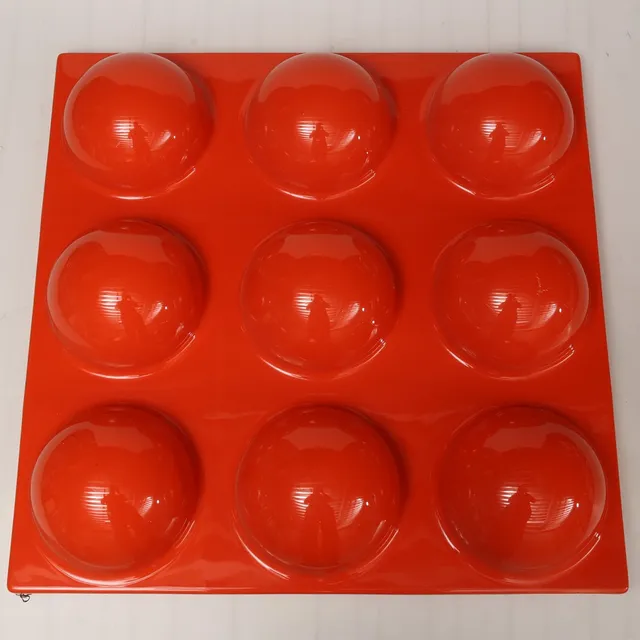 VÄGGDEKORATION, plast, 1970-80- tal.
