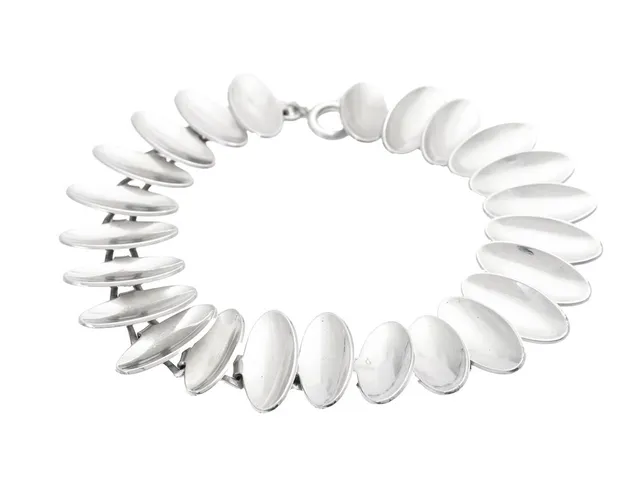 ATELIER BORGILA, armband, silver, Stockholm 1958, längd 17,5 cm, vikt 22,9 g.